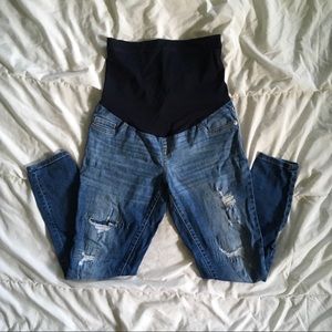 Liz Lange Full Panel Maternity Jeans